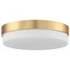 Access Lighting Roma, LED Flush Mount, Antique Brushed Brass Finish, Opal Glass 20825LEDD-ABB/OPL